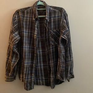 Flannel long sleeve button up.